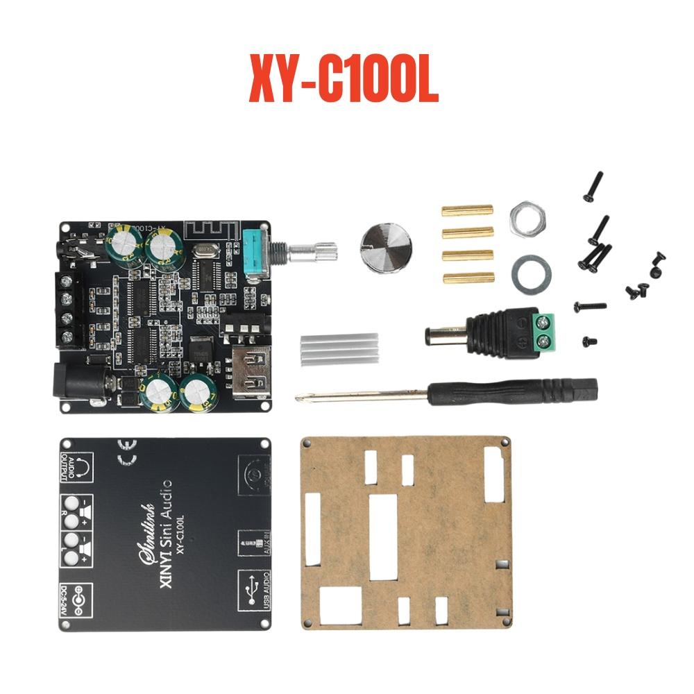 XY-C100L/H XY-C50L/H Bluetooth5.0 Stereo Audio Module Subwoofer Amplifier Board 50W/100Wx2 Dual Channel 360 Degree Tuning