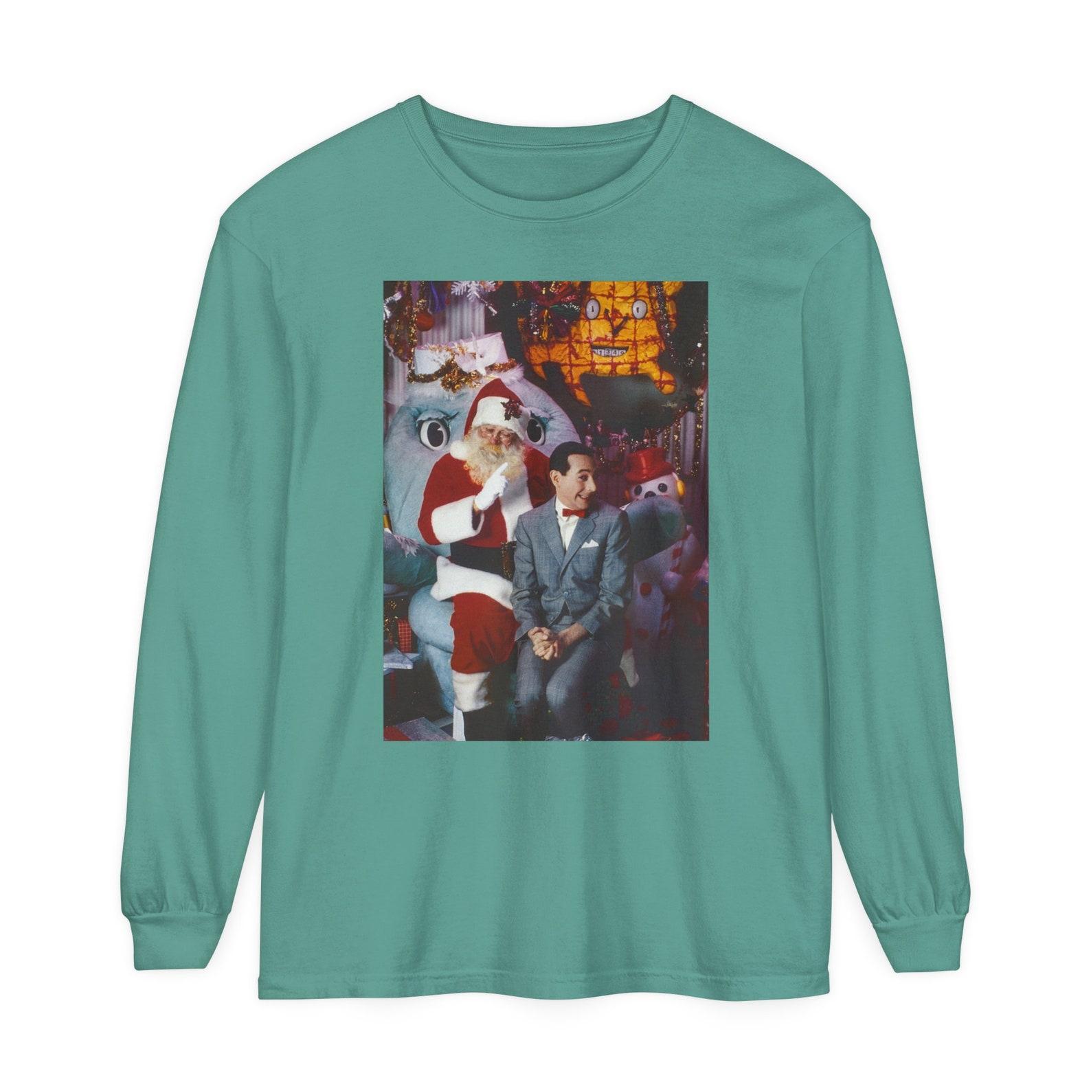 PEE WEE HERMAN T shirt/Pee Wee s Playhouse T shirt/80s retro/Pee Wee Herman Holiday/Pee Wee s Playhouse/Pee Wee Christmas T shirt/kooky kitsch 2XL