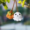 Ghost Pumpkin Doll Handmade Pendant Halloween Decoration Cartoon Car Cute Widget Hanging Bag Decor Pendant Halloween Gift