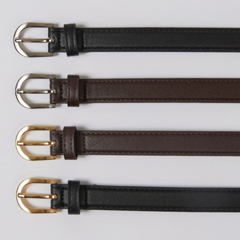 GNGB Basic Leather Belt_2color