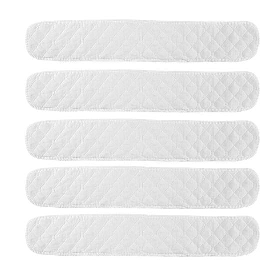 5/10Pcs Bra Liner Reusable Washable Under-Breast Sweat Absorber Pads Women Odor Control Cotton Breast Pad Moisture Wicking Boob Insert Lining