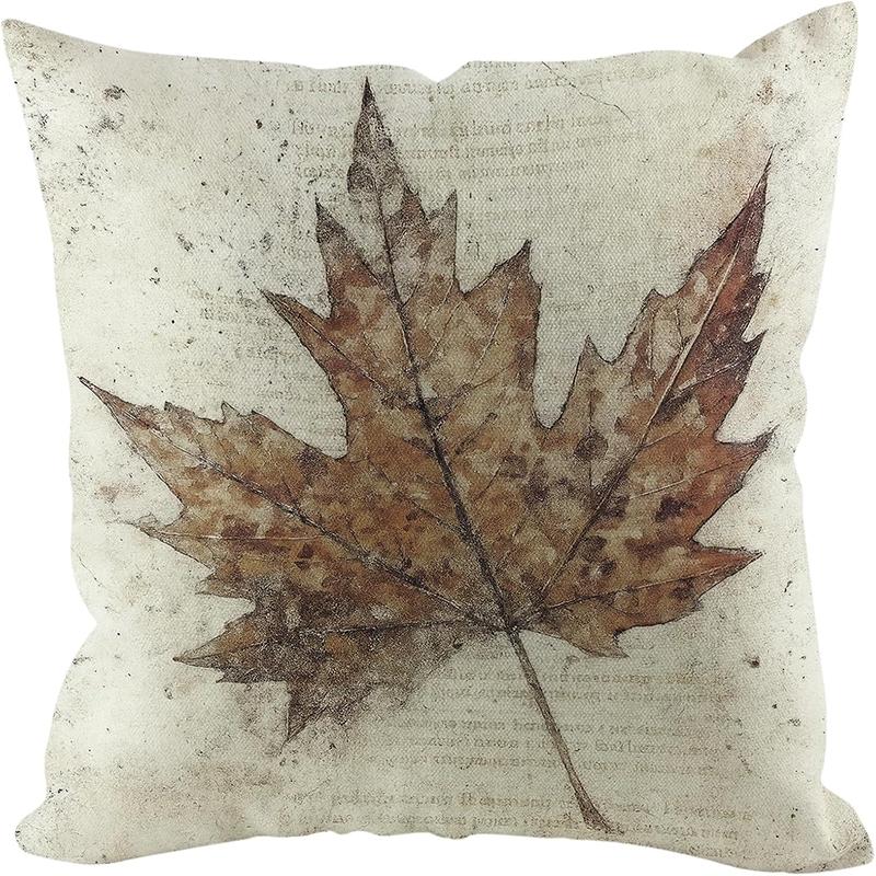 Halloween Throw Pillow Cover with Cat, Skull & Ghost Patterns - "Trick or Treat" Decor for Sofa