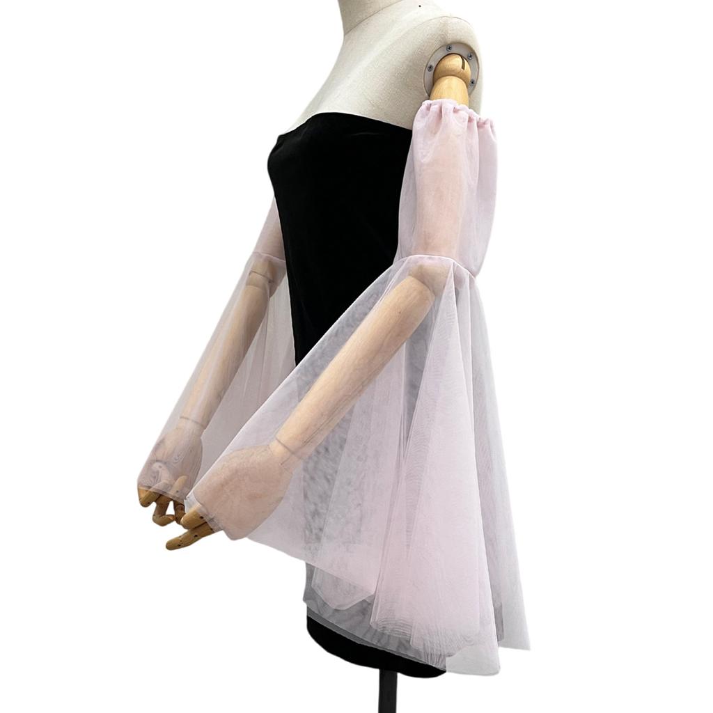 Elegant Sheer Bridal Arm Sleeves for Women with Flared Designs Perfect for Weddings Dress and Formal Event Armwear