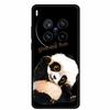 Black Silicone Case For Vivo X300 Pro 2025 Case Cartoon Cat Soft Back Cover For Vivo X300 5G Phone Case X 300 Pro Coque Funda