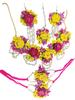 @ Yellow Pink Colour Flower Haldi For Women MA-72-60%Off