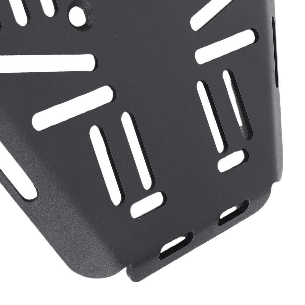 Tail Box Bottom Base Plate Carbon Steel Removable Rear Luggage Rack Top Case Mounting Plate Replacement for QJ Motor FORT 250