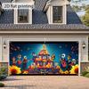 1 Set of 2D Garage Door Banners for the Day of the Dead Skull Altar Suitable for Large Banners In All Seasonszyc
