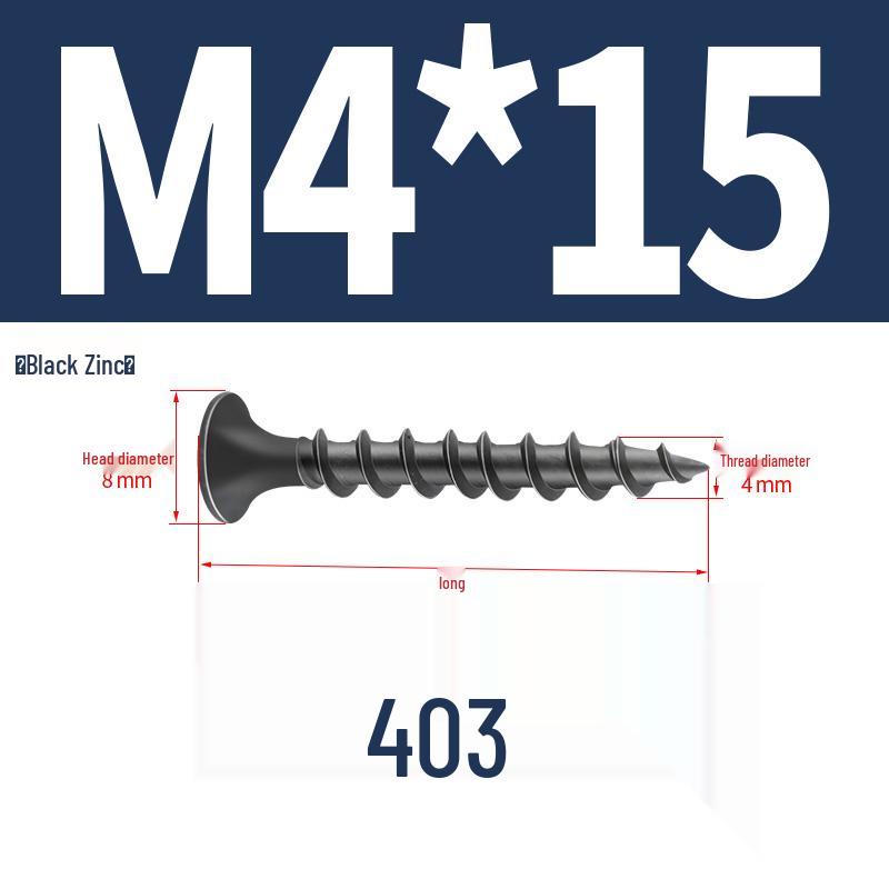 304 Stainless Steel Galvanized Hardened Coarse Thread Countersunk Flat Head Phillips Wood Screws