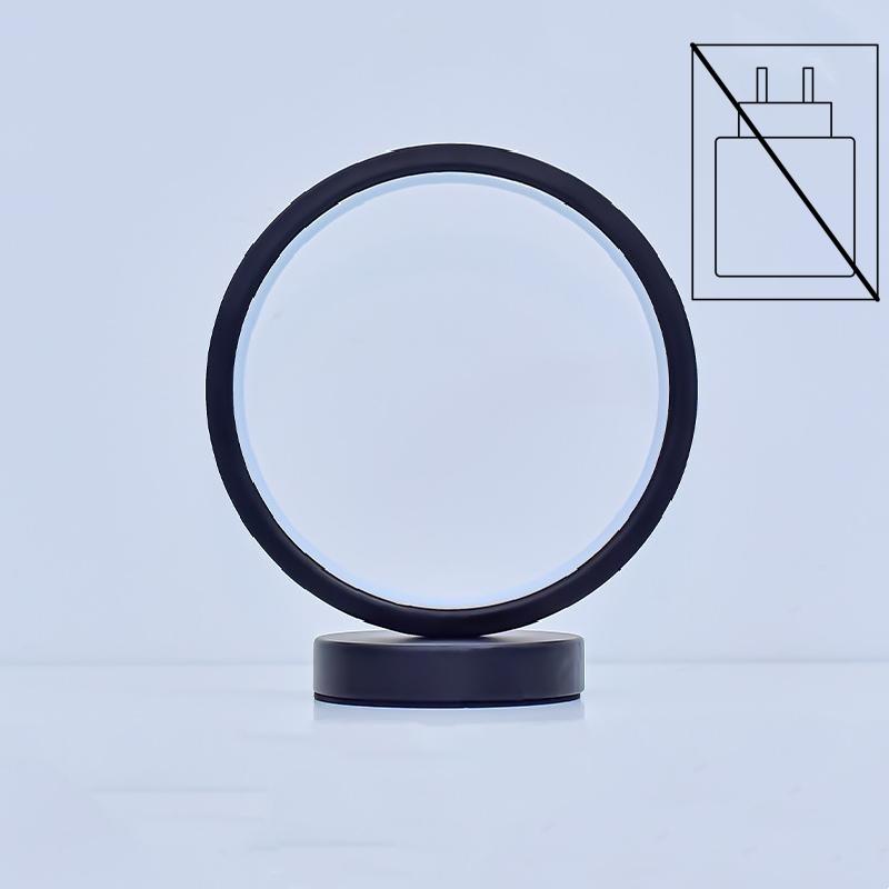 LED Table Lamp Circular Desk Reading Light Dimming for Restaurant Hotel Bar Bedroom Bedside Decoration