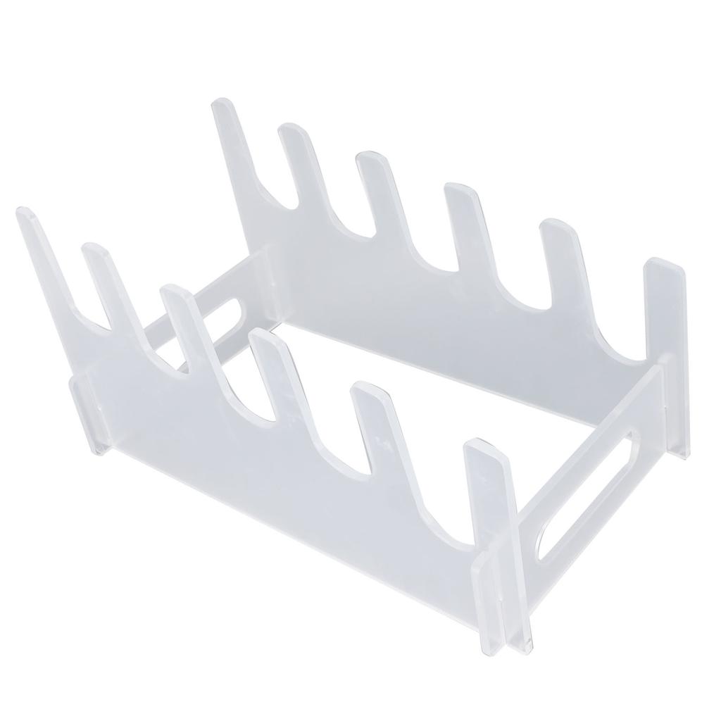 Suport Acrilic pentru Afișare Veselă Farfurii Multiple Raft de Afișare Economizor de Spațiu Organizator de Bucătărie