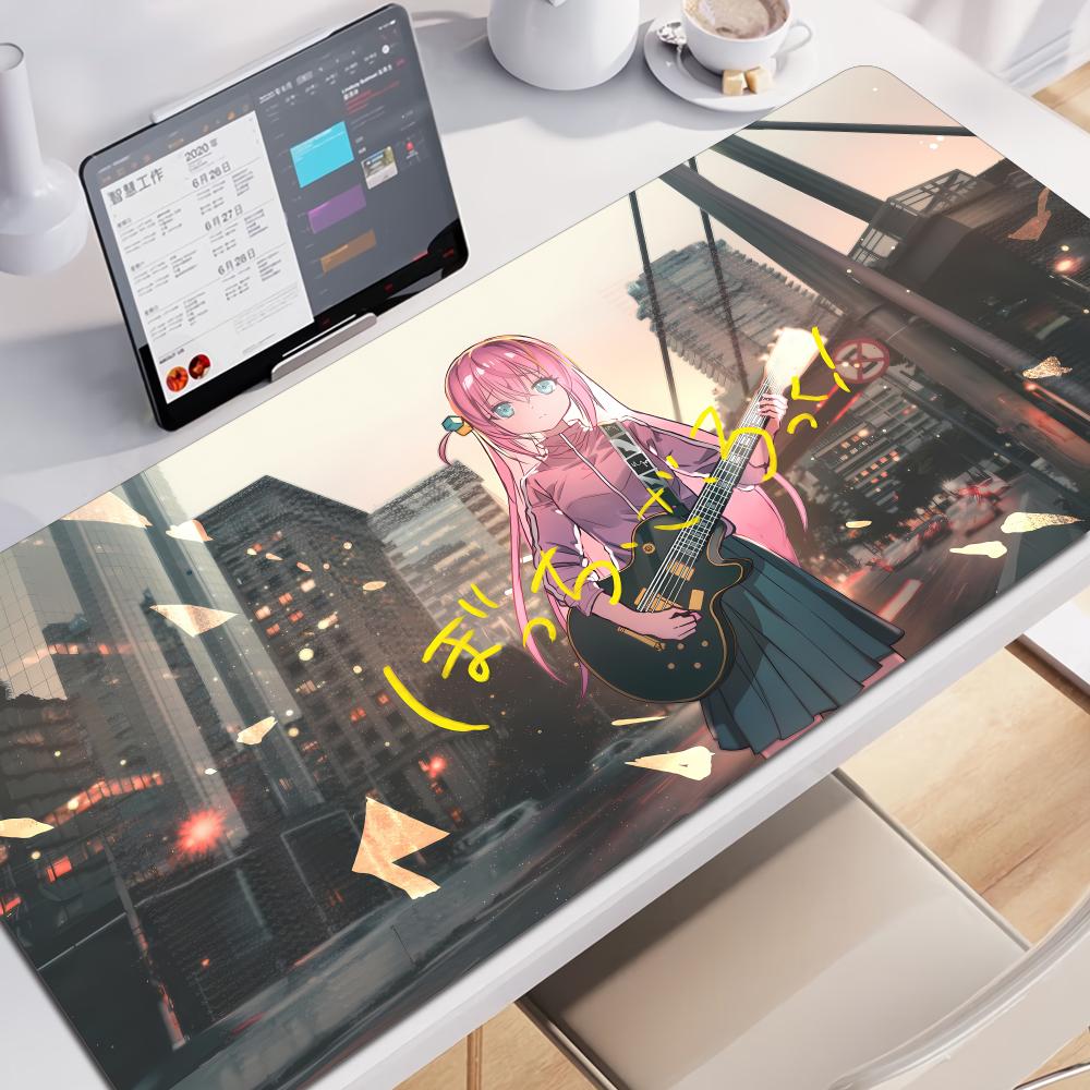 Anime BBocchi the RRockS Mouse Pad Nonslip Rubber Gamer Balance Computer Mat Decoracion Deskmat Laptop Office Large