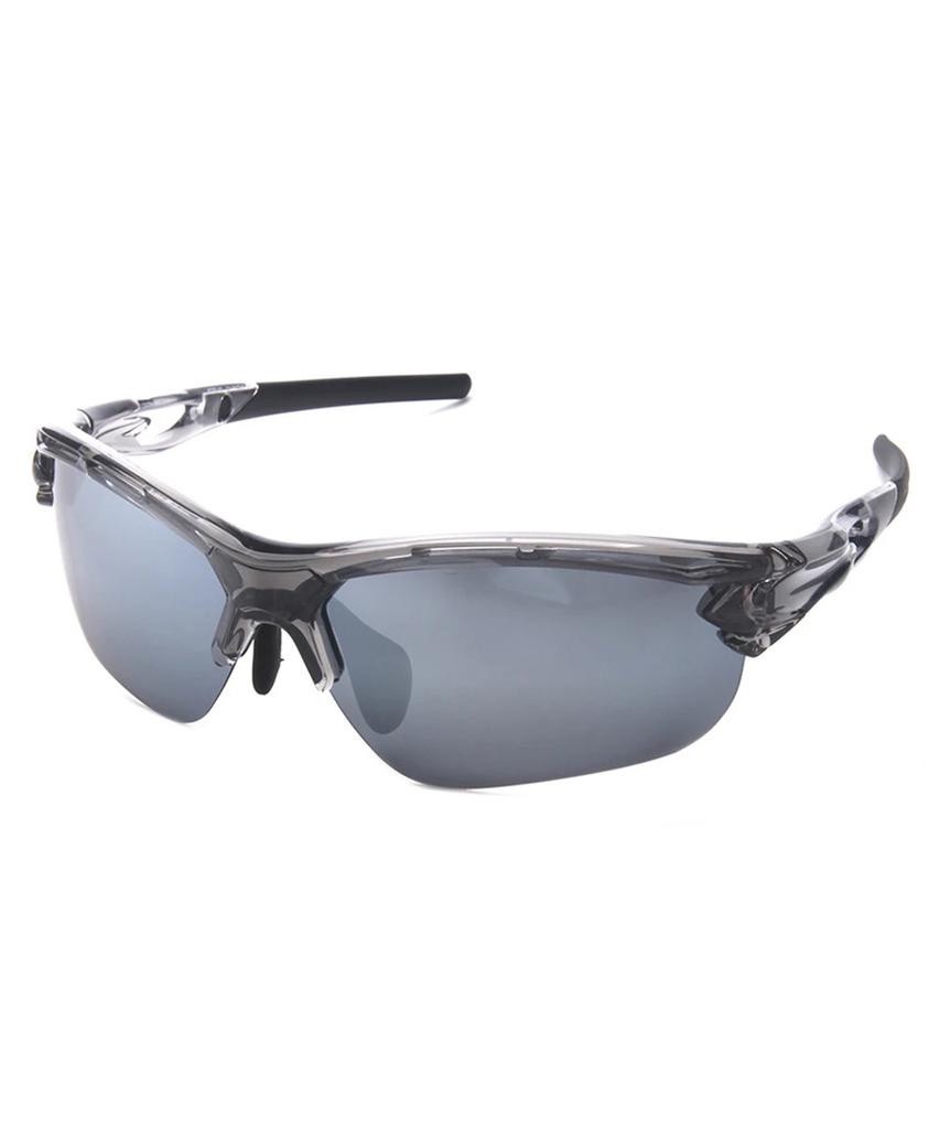 Meleusibaendeu Kd02 Polarized Goggle-Style Sports Sunglasses Gray