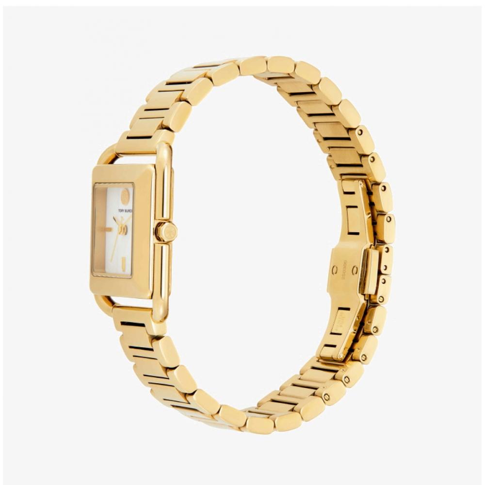 Tory Burch Kira Mother Of Pearl Square Women S Metal Watch Tbw6020