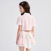 Girls' Sweet Princess Bow Pleated Skirt Set