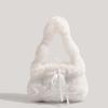 High-level Appearance Butterfly Knot Cute Bag Fairy Shoulder Bag Handbag with Fluffy Trim