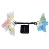 20/30 Led Solar Powered Butterfly Fiber Optic Fairy String Lights Waterproof Christmas Outdoor Garden Holiday Decoration Lights