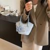 Bag Summer Women's 2025 New Niche Textured Portable Vegetable Basket Bag Fashion Versatile Shoulder Crossbody Bag