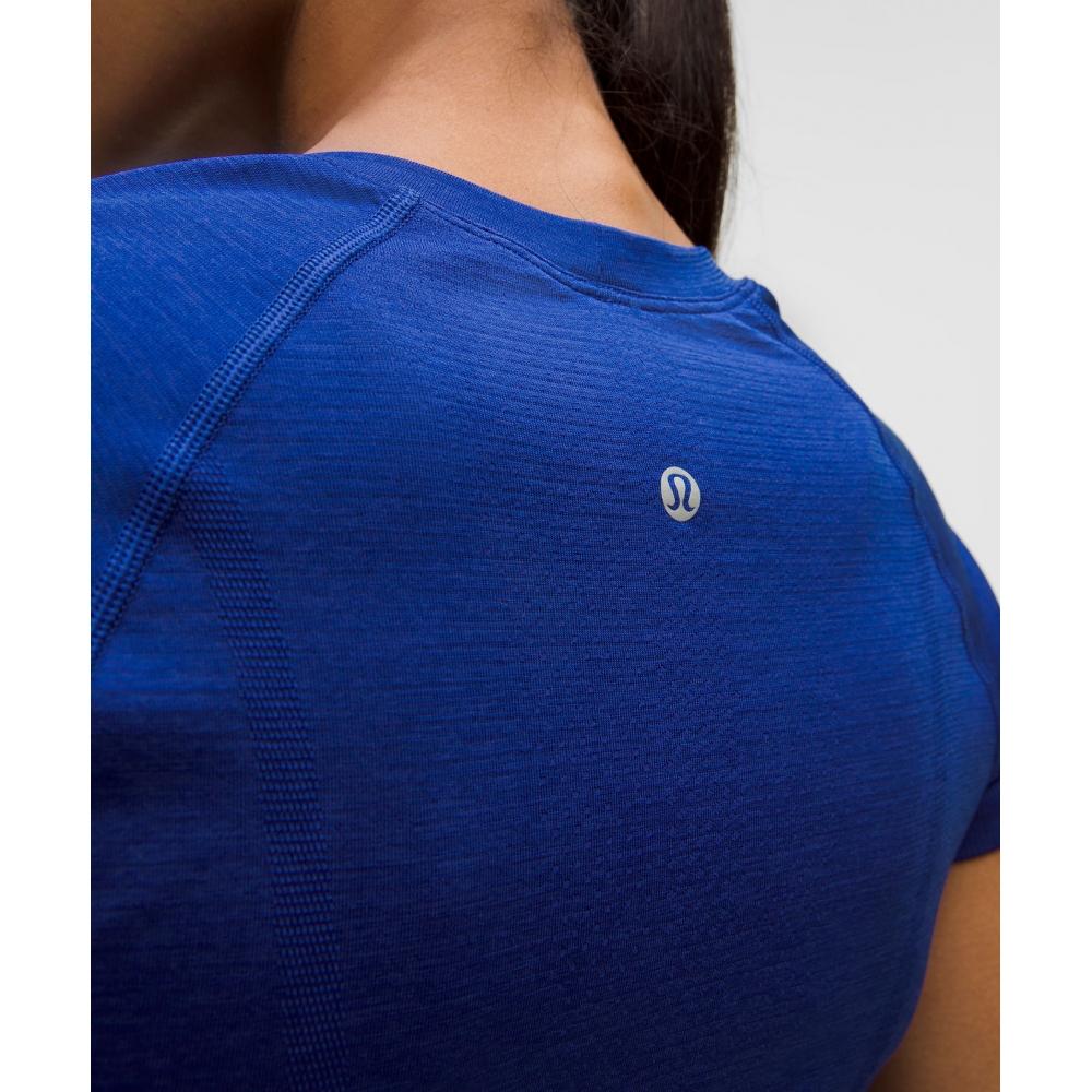Lululemon Swiftly Tech Short Sleeve Shirt 2.0  Hip Length Deep Sea Blue Deep Sea Blue