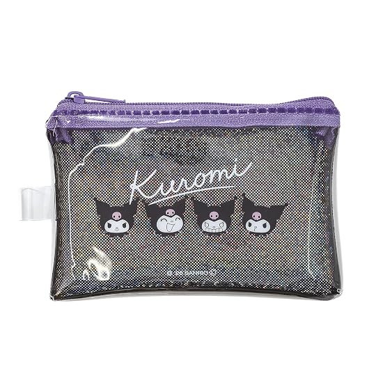 Sanrio Glitter Flat Mini Pouch N Kuromi B0H27K6PG9