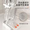 304 Stainless Steel Knife Holder Kitchen Counter Modern Minimalist With Multi-Compartment Design