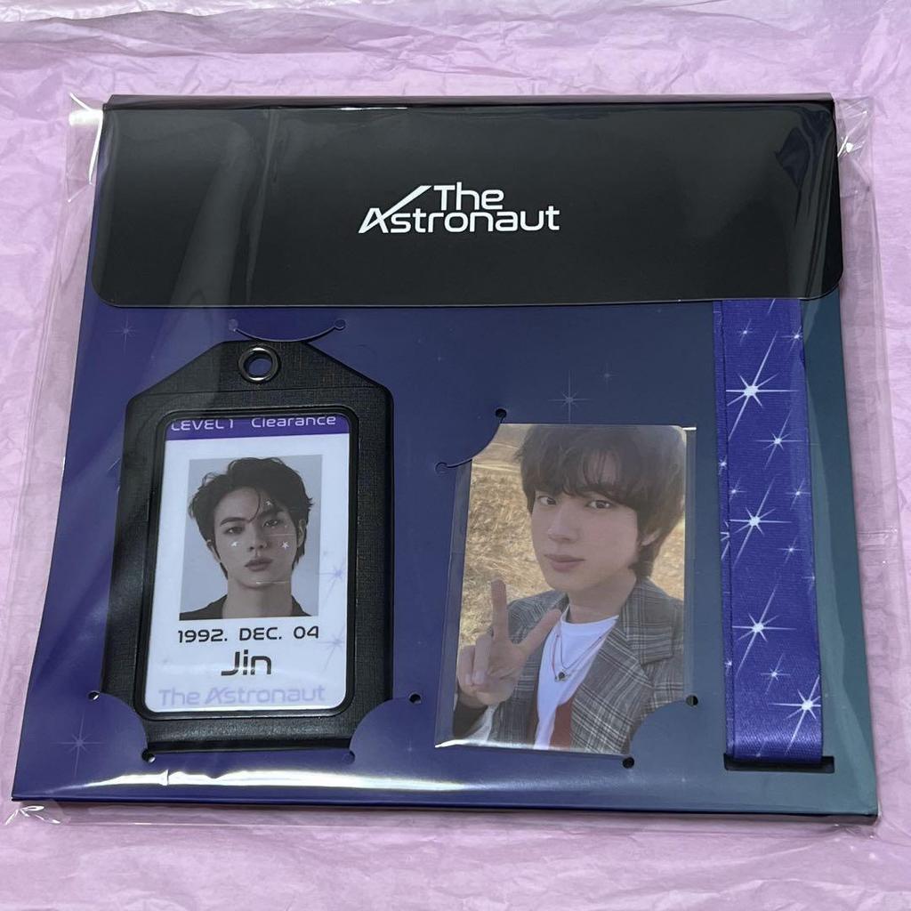 [USED] JinBTS the astronaut ID Card holder SET