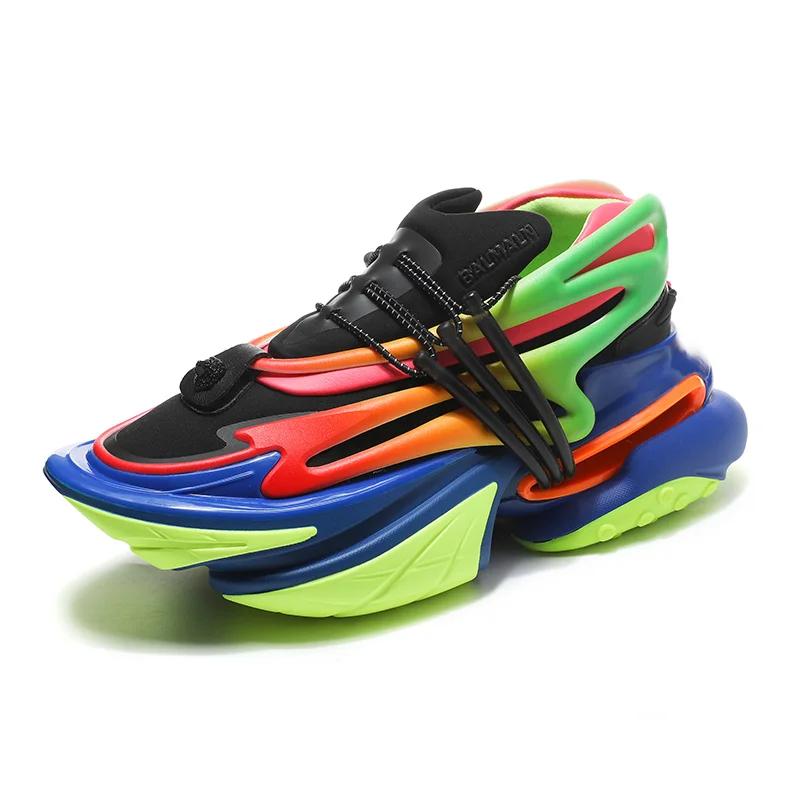 

Мода Модные уличные повседневные кроссовки для мужчин Туфли на платформе с увеличенным каблуком Мужские дизайнерские массивные кроссовки Мужские кроссовки Роскошные лоферы для женщин 39