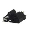 6-15P To 5-15R Plug Adapter, Electrical Converter, 3Prong, 110V / 120V To 220