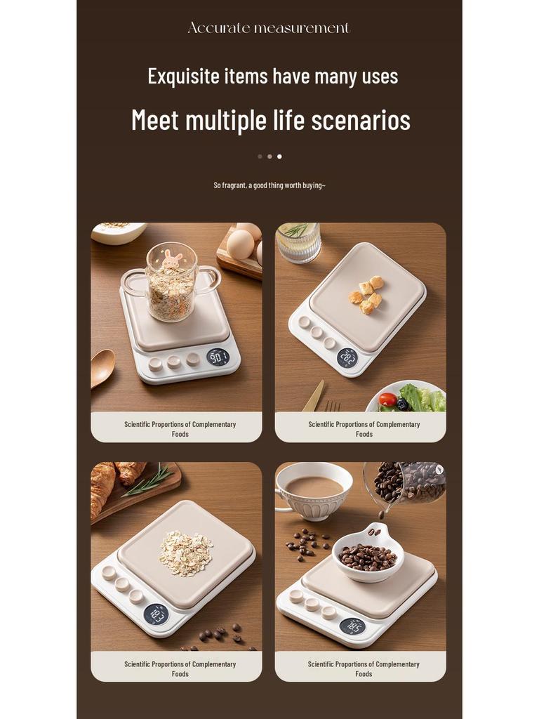 2025 High-Precision Electronic Kitchen Scale for Baking and Food Weighing