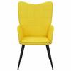 Vidaxl Armchair, Mustard Yellow, Fabric Upholstered