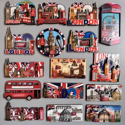 Anglia Magnetyczne Naklejki na Lodówkę Brytyjskie Magnesy na Lodówkę Zjednoczone Królestwo Autobus Londyński Big Ben Manchester Oxford Kolekcja Niedźwiedzi Prezent