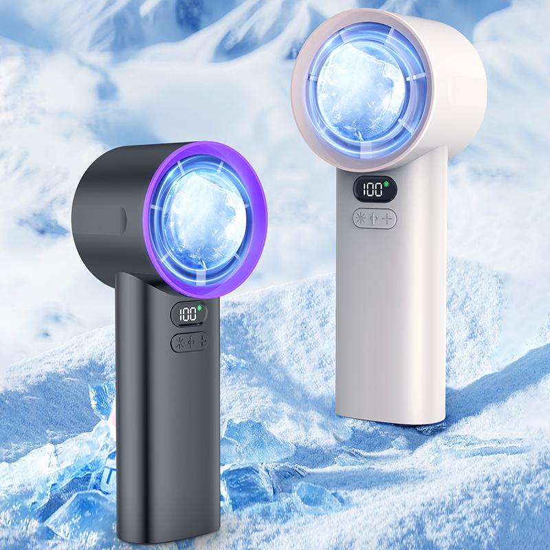 Portable mini fan, handheld fan, USB-rechargeable, suitable for men and women, for indoor and outdoor use, and travel
