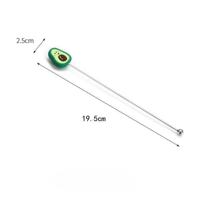 Барная мешалка для перемешивания, ложка для фруктовой серии, ложка для коктейля, чай с молоком, ложка для перемешивания, ложка для перемешивания из нержавеющей стали
