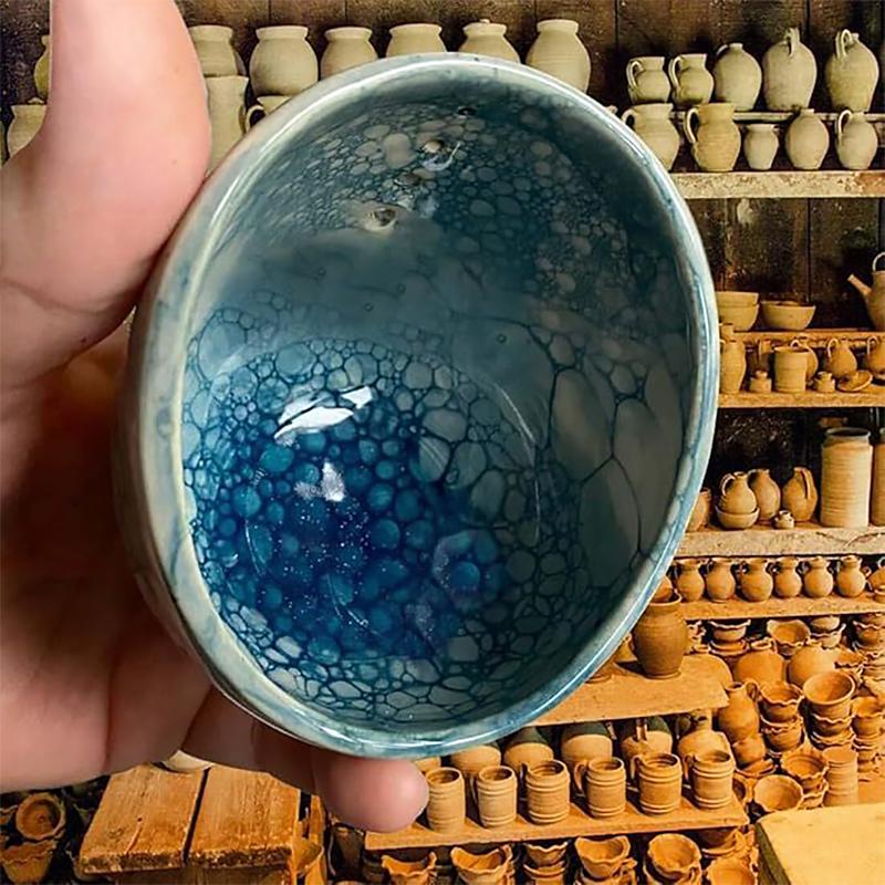 

1шт Декоративный набор кухонных принадлежностей Художественная тарелка для чистки трав 10x10x10см синий