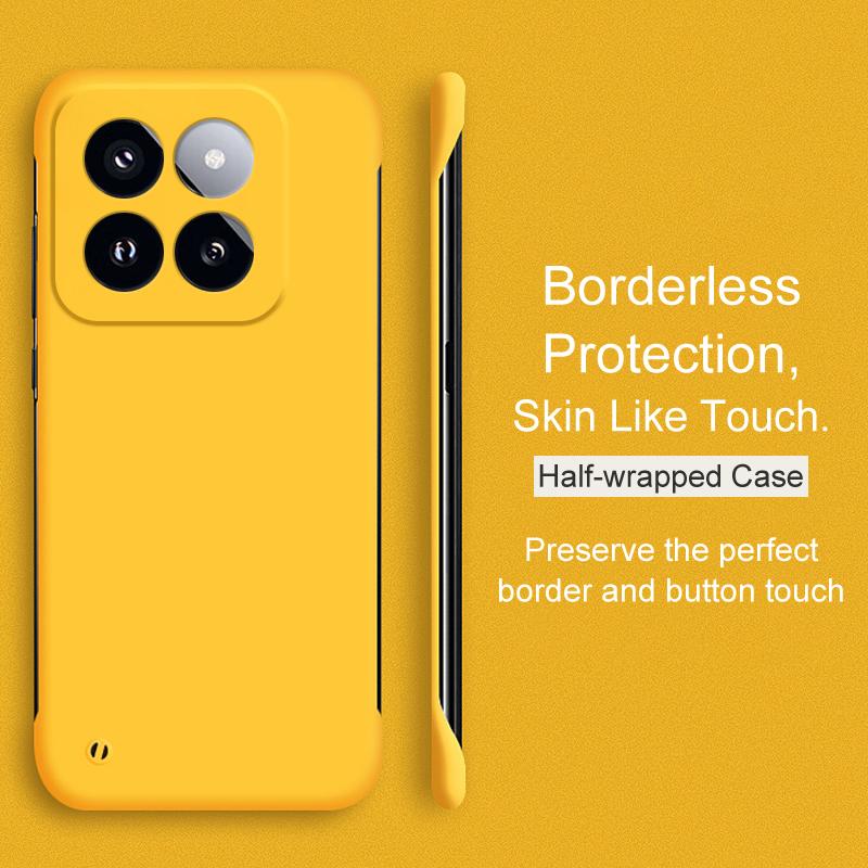 Ultradünne Candy-Color Randlose PC Hartschale Für Xiaomi Mi 14 13 13T 12 12X 12S 11 11T 11i 11X Pro Lite Ultra Rückseite Hülle Coque