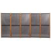Vidaxl Parawan 5-Panelowy, Czarny, 350 X 180 Cm