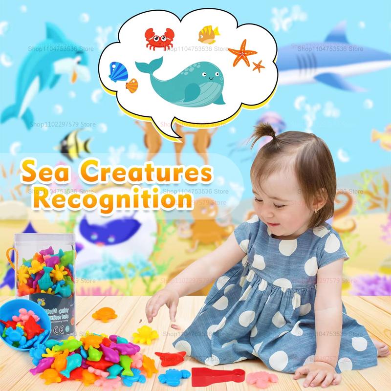 Counting Color Sorting Toys With Rainbow Bowls For Kids Sensory Training Counting Activity Montessori Education Learning Gifts