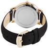 Montre - RAPTOR - Brilliance - Boîtier doré 40 mm - Cadran noir index dorés - Bracelet cuir noir 18 mm