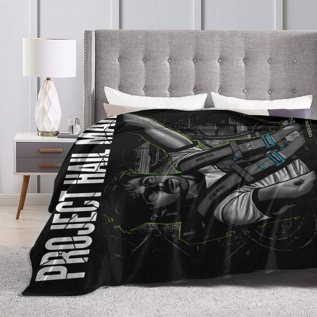 Project Hail Mary  Blankets Si Fi Fleece Vintage Warm Throw Blankets for Chair Covering Sofa All Season,