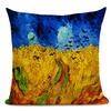 Van Gogh Oil Painting Art Decorative Cushion Cover Throw Pillow Case for Sofa, Car , and Office Decor 45x45CM Pillow Cover