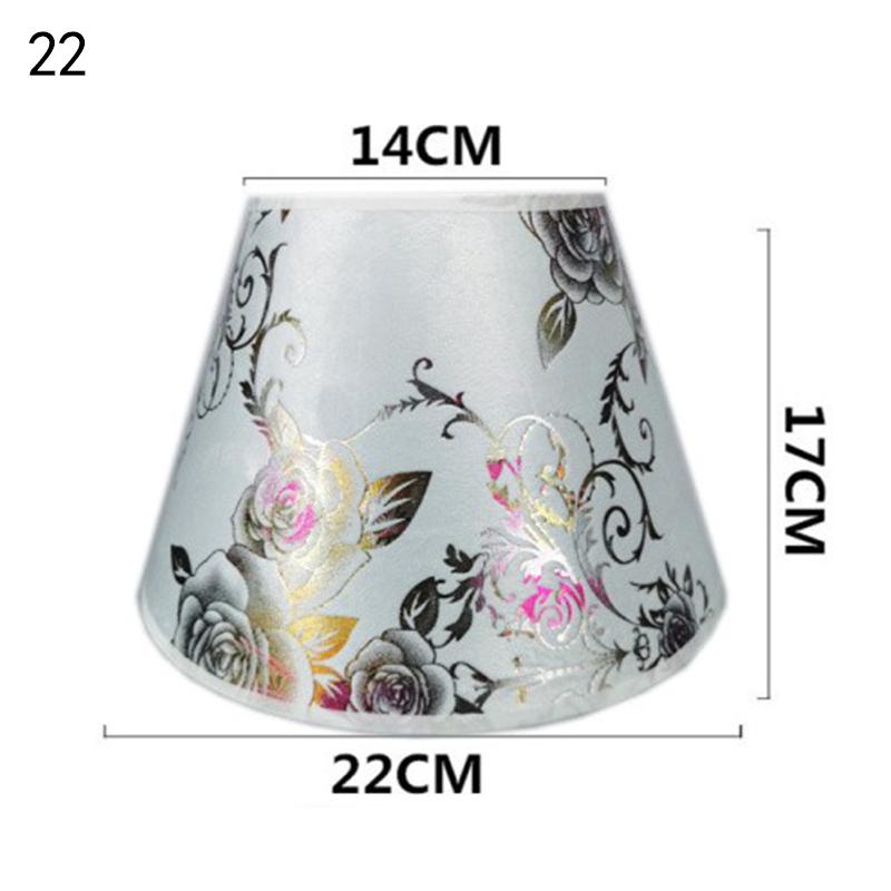 European Retro Style Table Lampshades PVC Sheepskin Fabric Floor Lamp Shade Bedroom Bedside Home Decor Wall Lamp Shell Cover