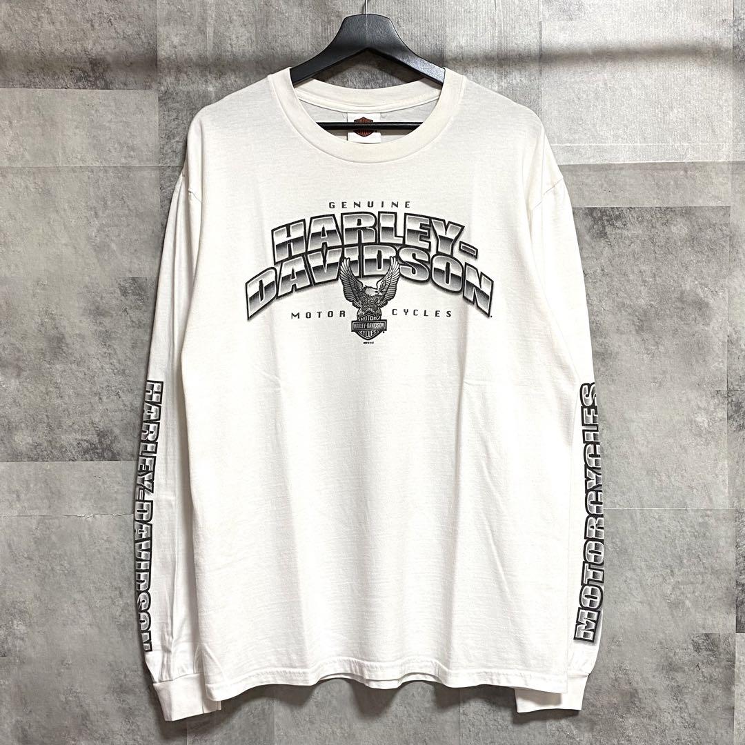 

[USED] HARLEY-DAVIDSON Harley Long T-Shirt 2012 Copyright