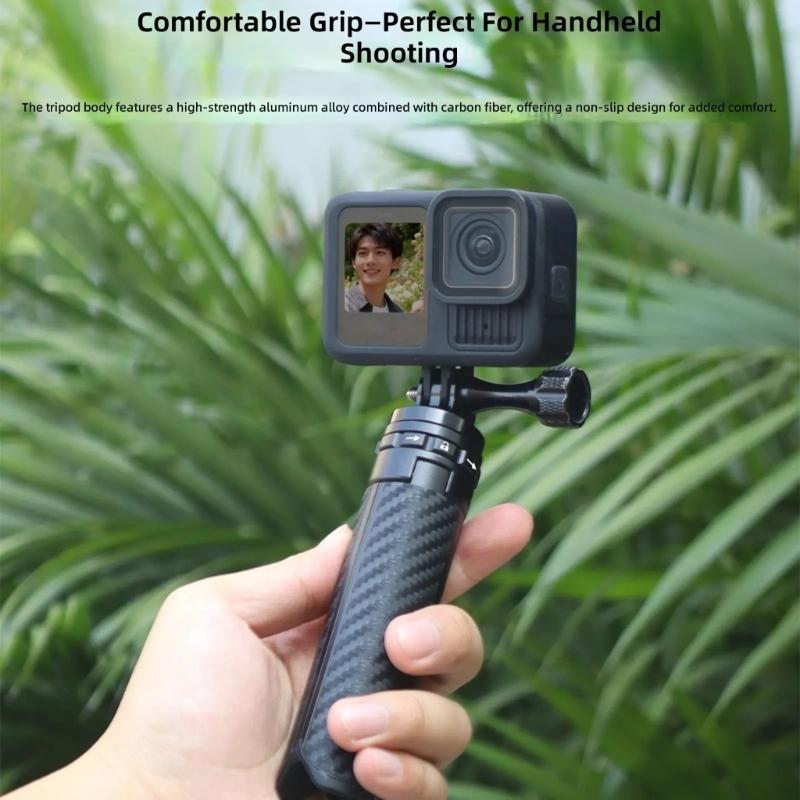 Compactly Aluminum Mini Tripod With Magnetic Base For Smartphones Cameras Action Cameras Stable Desktop Stand 2.5kg Load
