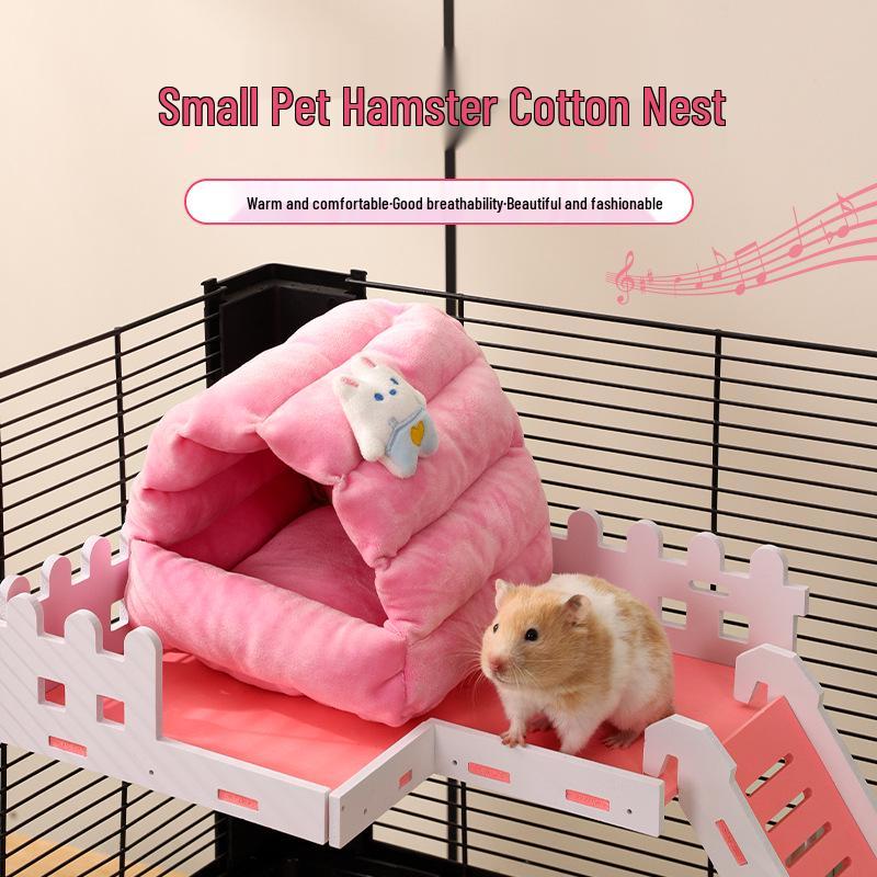 Hamster & Small Pet Cozy Hanging Nest for All Seasons