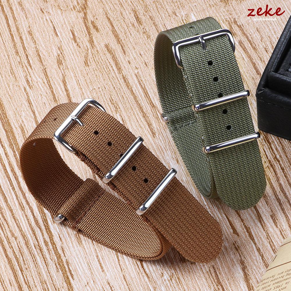 Premium Ribbed Nylon Watch Band 18mm 20mm 22mm for Omega Comfortable Watch Straps Loop Military Washable Blet for Men Watchbands