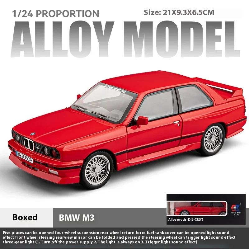 1:24 1988 M3 E30 Modified Classic Racing Vehicle Alloy Diecast Painting Model Car Private Collectibles Goods For Wholesale F