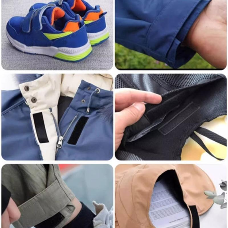 Self Adhesive Sticky Back Double Side Tape Outdoor Indoor Hook Looped Tape Strips Double Side Hook Looped Strips Tape