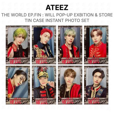 THE WORLD EP.FIN : WILL POP-UP EXBITION & STORE TIN CASE INSTANT PHOTO SET Official Photocard