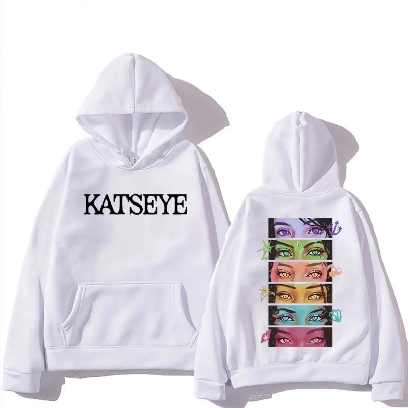 Sudadera Con Capucha Con Gráficos De Grupo De Chicas Coreanas KATSEYE Para Hombres Y Mujeres Ropa De Calle De Moda Vintage