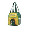 Insulated Lunch Bag Cartoon Design Portable Handheld Thermal Food Storage Cooler Bag for Work School Travel with Mesh Side Pocket and Zipper Closure