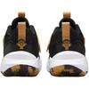 Nike Team Hustle D12 GS Svarte Metallisk Gull Barnesneakers Hvite HF6279-003